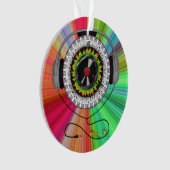 Muziek van het leven Acrylversiering Ornament (voorkant)