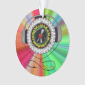 Muziek van het leven Acrylversiering Ornament (voorkant)