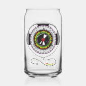Muziek van het leven blikvorm glas (Achterkant)