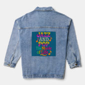 muziek van het levenT-Shirt Denim Jacket (Achterkant)