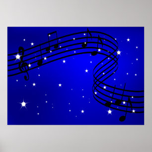 Muziek van het Night Poster