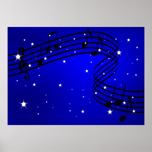 Muziek van het Night Poster (Voorkant)