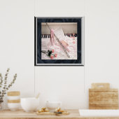 Muziek van het Poster van de Vloeiing en van Sleut (Keuken)