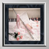 Muziek van het Poster van de Vloeiing en van Sleut (Voorkant)