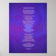 Muziek van het universum Poster