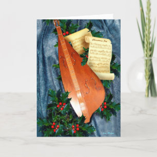 Muziek van Kerstkaart Feestdagen Kaart