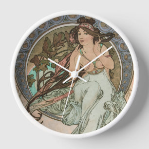 Muziek, van Les Arts, van Alphonse Mucha