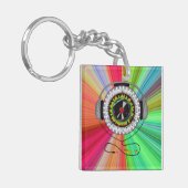 Muziek van Leven Acryl Sleutelhanger (Voorkant Links)