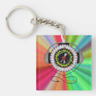 Muziek van Leven Acryl Sleutelhanger
