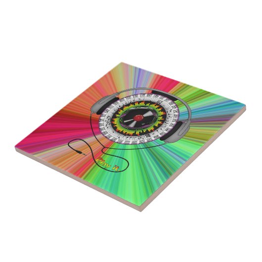 Muziek van Leven Tegeltje (Zijkant)