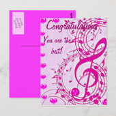 Muziek van liefde_ briefkaart (Voorkant / Achterkant)