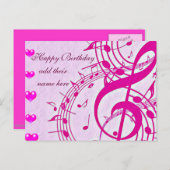 Muziek van liefde_ briefkaart (Voorkant / Achterkant)