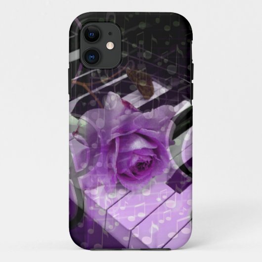 Muziek van liefde, Purle_ Case-Mate iPhone Case (Achterkant)