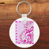 Muziek van liefde_ sleutelhanger (Voorkant)