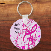 Muziek van liefde_ sleutelhanger (Voorkant)