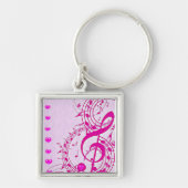 Muziek van liefde_ sleutelhanger (Voorkant)