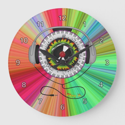 Muziek van Life Clock Grote Klok (Voorkant)