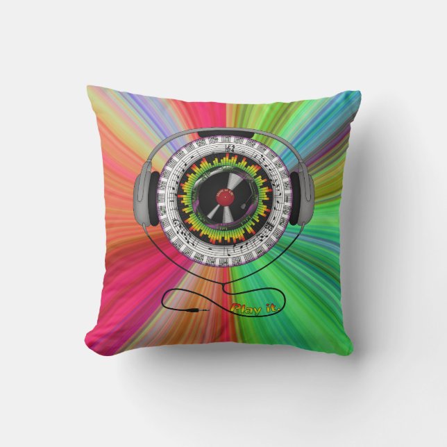 Muziek van Life Pillow Kussen (Voorkant)