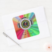 Muziek van Life Sticker (Envelop)