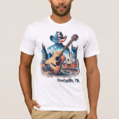 Muziek van Nashville Rocks T-shirt (Voorkant)