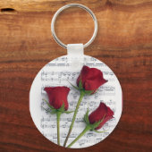 Muziek van Rozen Sleutelhanger (Voorkant)
