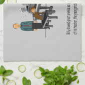 Muziek vanaf het begin afspelen theedoek (Gevouwen)