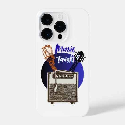 Muziek vanavond ? iPhone hoesje (Achterkant)