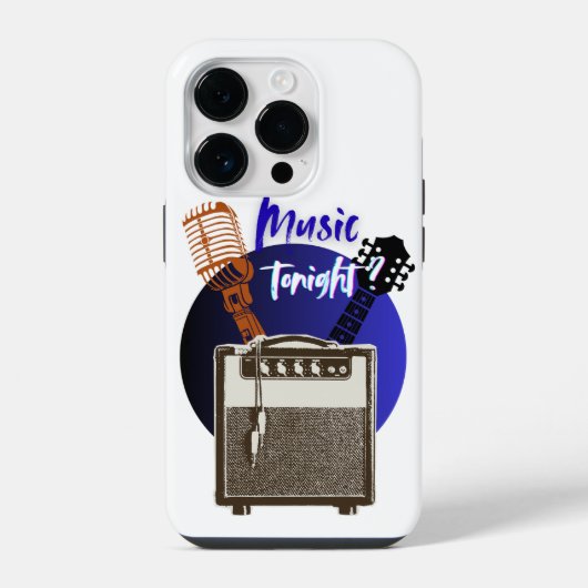 Muziek vanavond ? iPhone hoesje (Achterkant)