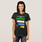 Muziek verandert de wereld t-shirt (Voorkant volledig)