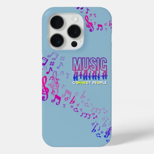 Muziek Verbindt Mensen | Case-Mate iPhone Case (Achterkant)