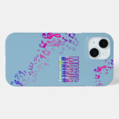 Muziek Verbindt Mensen | Case-Mate iPhone Case (Achterkant (horizontaal))