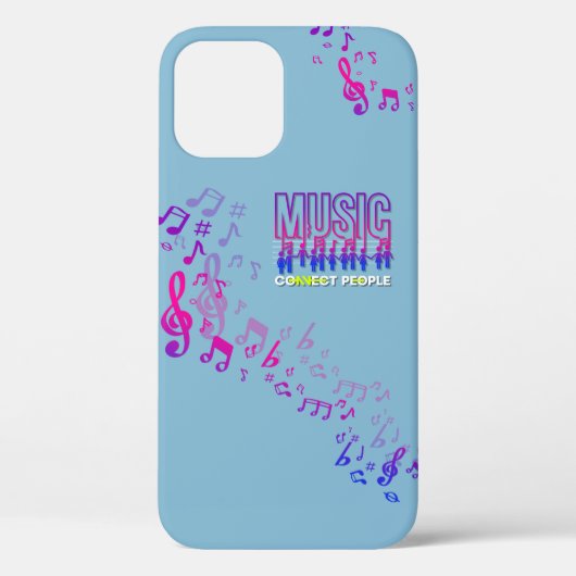 Muziek verbindt mensen | Case-Mate iPhone case (Achterkant)