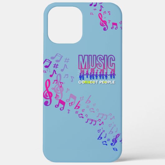 Muziek Verbindt Mensen | Case-Mate iPhone Case (Achterkant)