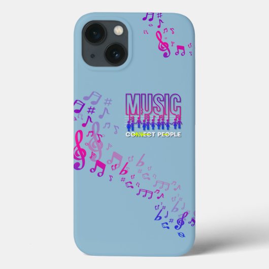 Muziek Verbindt Mensen | Case-Mate iPhone Case (Achterkant)