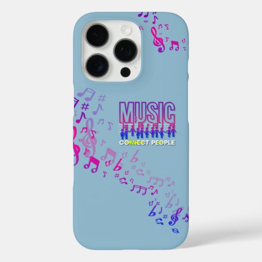 Muziek Verbindt Mensen | Case-Mate iPhone Case (Achterkant)