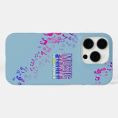 Muziek Verbindt Mensen | Case-Mate iPhone Case (Achterkant (horizontaal))