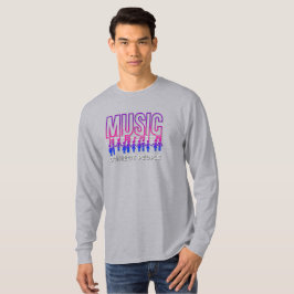 Muziek Verbindt Mensen | Heren Lange Mouwen T-shirt