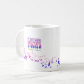 Muziek verbindt mensen | Klassieke Mok #11 (Voorkant links)