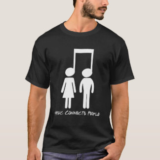Muziek Verbindt Mensen Muziek T-shirt