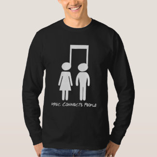 Muziek Verbindt Mensen Muziek T-shirt