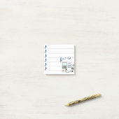 Muziek verbindt mensen post-it® notes (Op bureau)