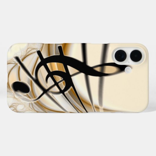 Muziek - verdrievoudiging Case-Mate iPhone case (Achterkant (horizontaal))