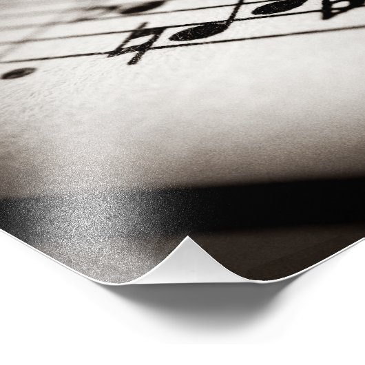 Muziek, vergroot foto afdruk (Hoek)