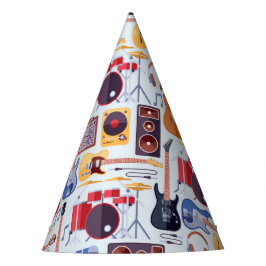 Muziek Verjaardagsfeest Muziekinstrumenten Feesthoedjes