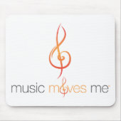 Muziek verplaatst me™ Muismat (Voorkant)