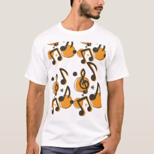 Muziek Vibes T-Shirt   Smooth Jazz Liefhebber Tee 