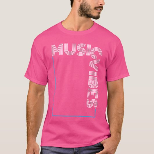 Muziek Vibes vriend T-shirt (Voorkant)