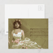 muziek Victoriaans Briefkaart (Voorkant / Achterkant)