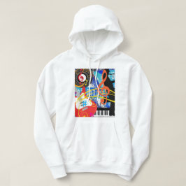 Muziek vieren hoodie