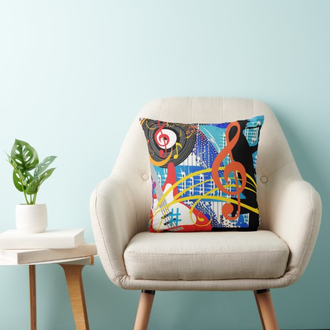 Muziek vieren kussen (Stoel)